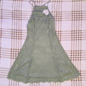 Elegant Green Altar’d State Lace Dress